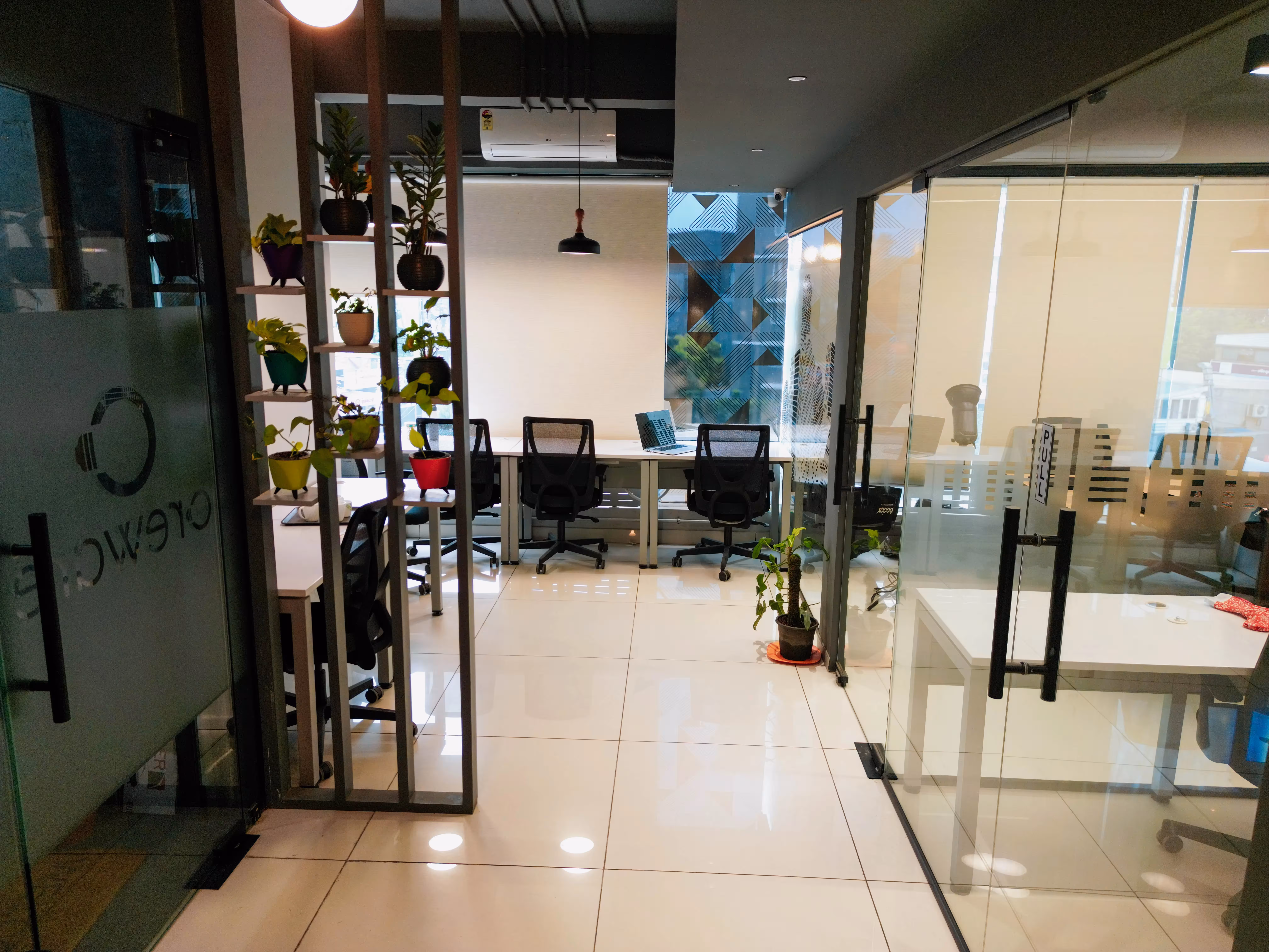 Private cabin entry at Creware Electronic City