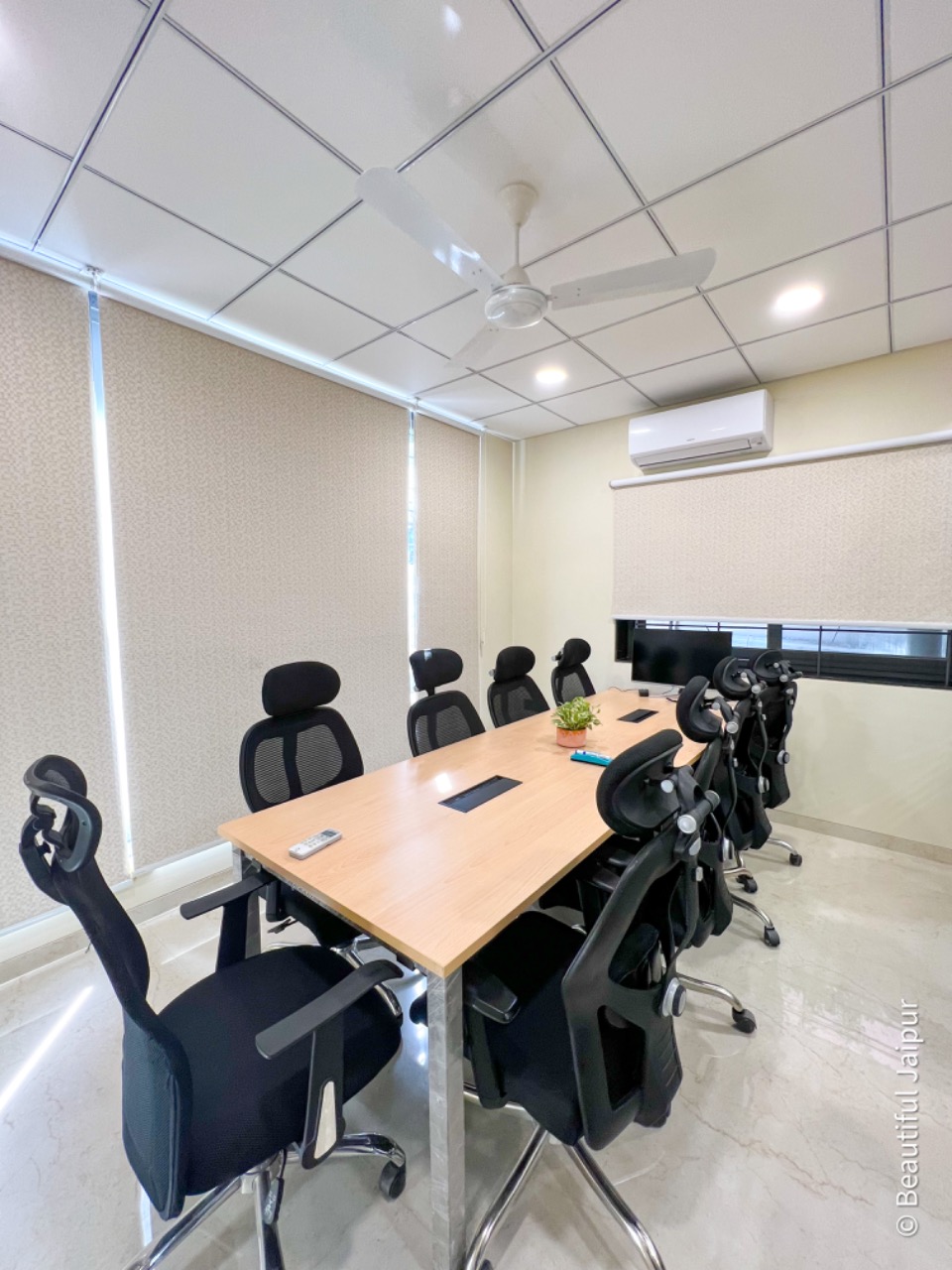 Meeting room and conference room at Creware Coworks Jaipur and Bangalore