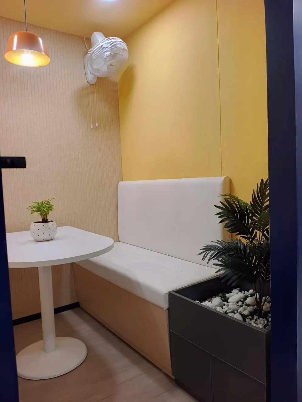 Cozy yellow nook at Creware New Sanganer Road