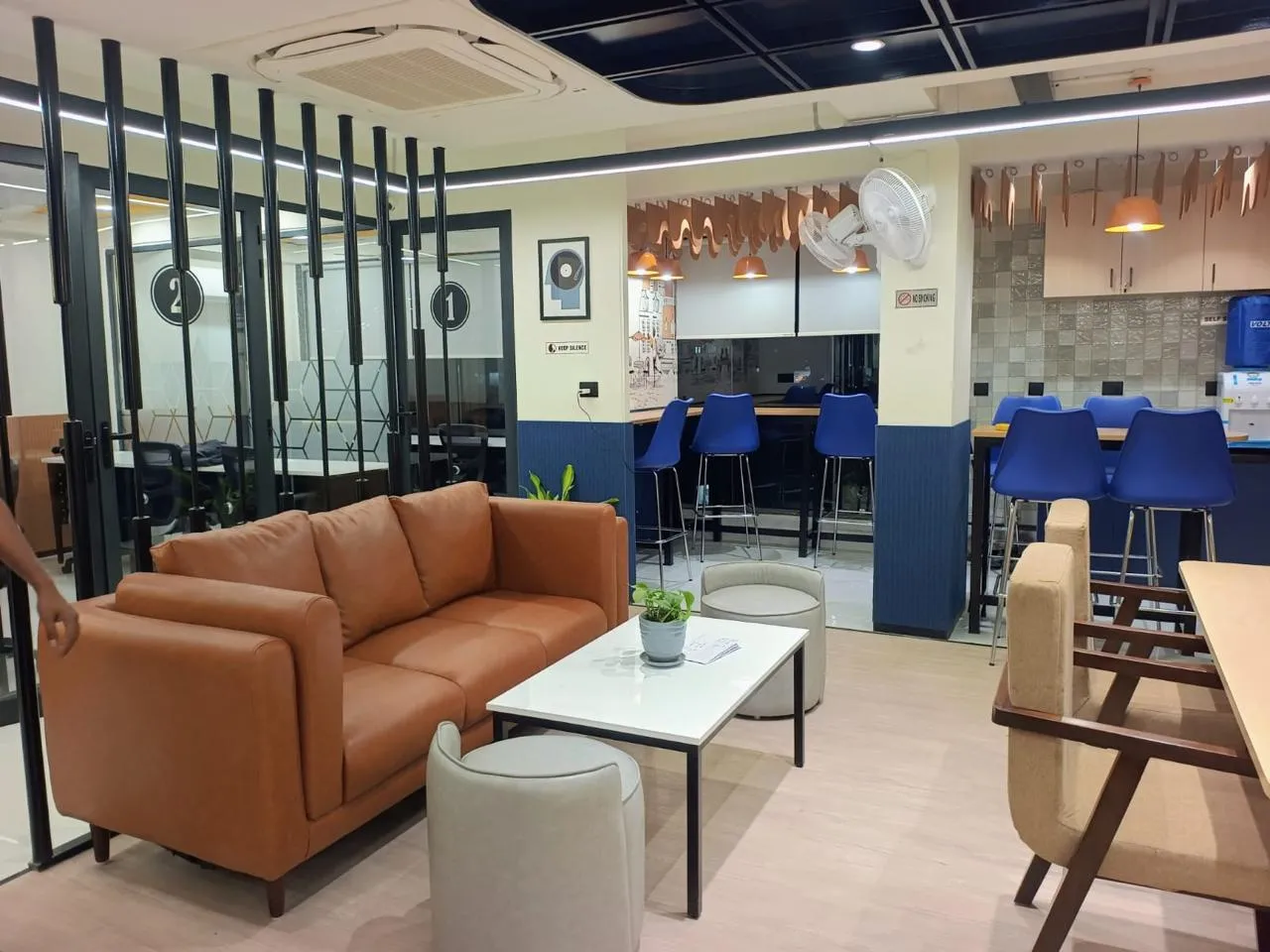 Lounge with pantry view at Creware New Sanganer Road
