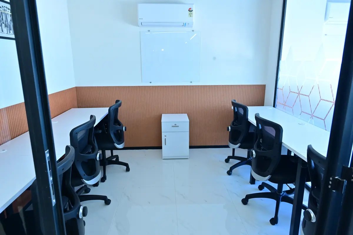 Furnished private cabin at Creware Coworks, New Sanganer Road, Jaipur